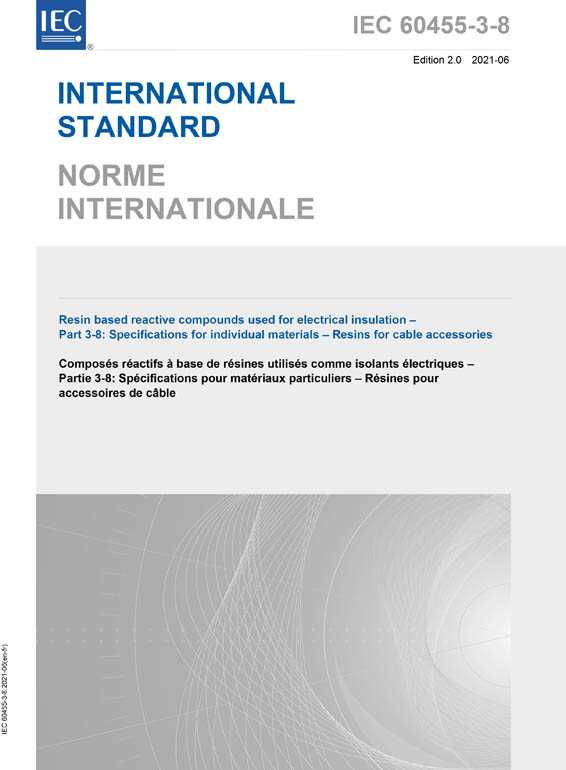 Cover IEC 60455-3-8:2021